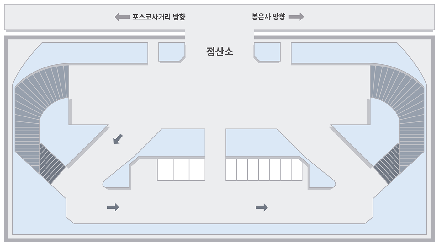 1층(체크인서비스) 주차 안내도