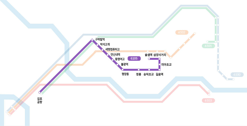 6105노선도